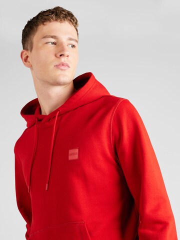 BOSS Sweatshirt 'Wetalk' in Rot