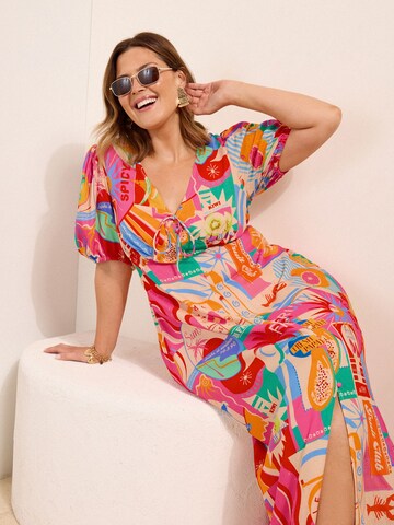 Abito camicia di Friends Like These in rosa