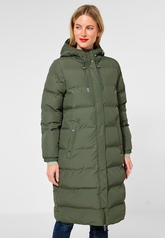 STREET ONE Zimný kabát - Zelená: predná strana