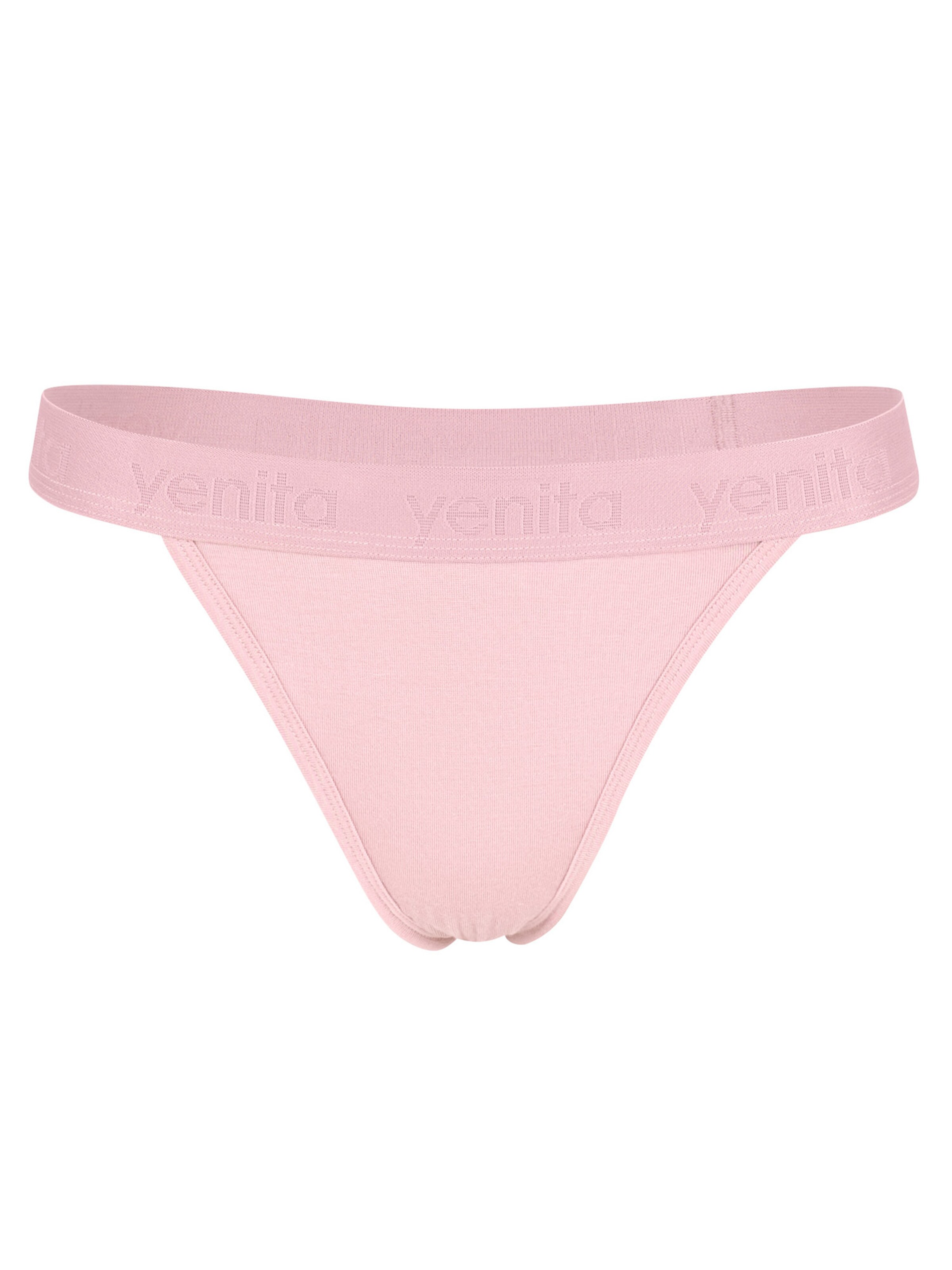 Yenita String in Roze: voorkant