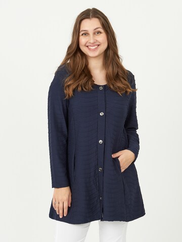 Pont Neuf Knit Cardigan 'Merle' in Blue: front