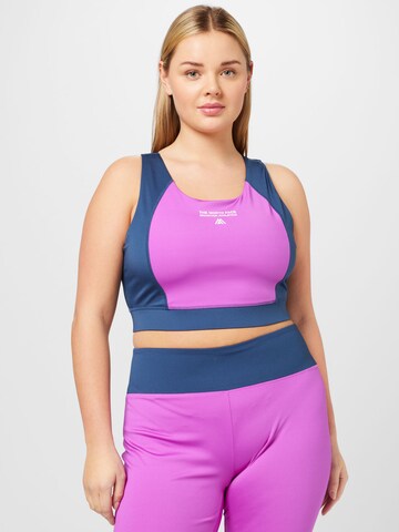 THE NORTH FACE Bustier Sport-BH in Lila: predná strana