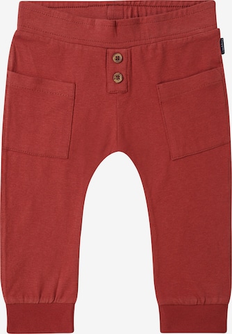 Noppies Tapered Broek 'Tompkins' in Rood: voorkant