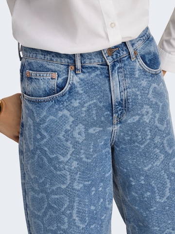 Baggy Jean 'ONLTAYLOR SNAKE' ONLY en bleu