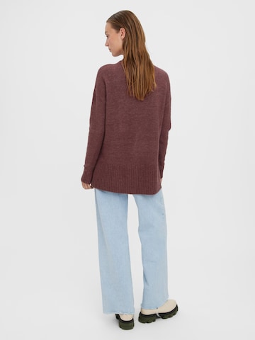 VERO MODA Sweater 'Lefile' in Brown