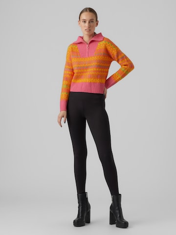 VERO MODA Sweater 'GLO' in Orange