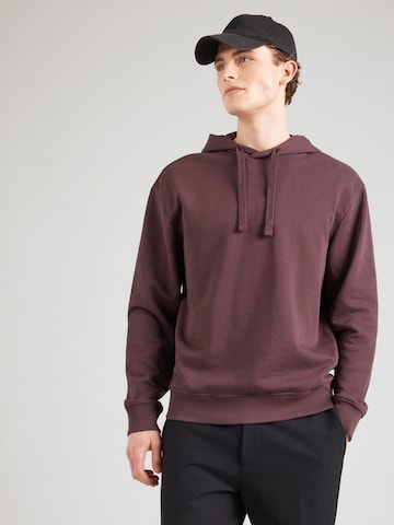 HUGO Sweatshirt 'Dapo' in Braun: Vorderseite
