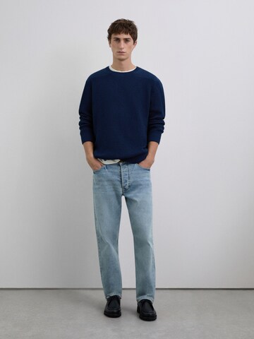 Scalpers Pullover 'Birming' in Blau: Vorderseite