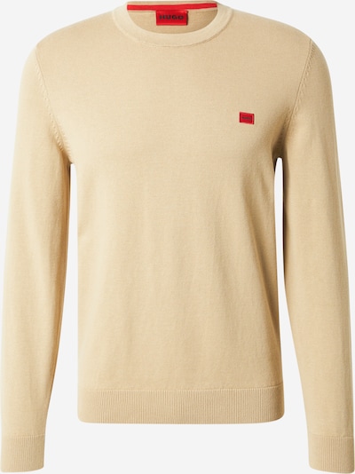 HUGO Pullover 'San Cassius' em bege, Vista do artigo
