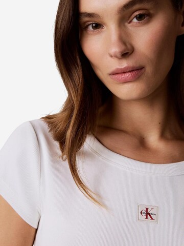 Maglietta di Calvin Klein Jeans in bianco