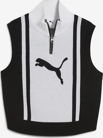 PUMA Sweater in Black: front