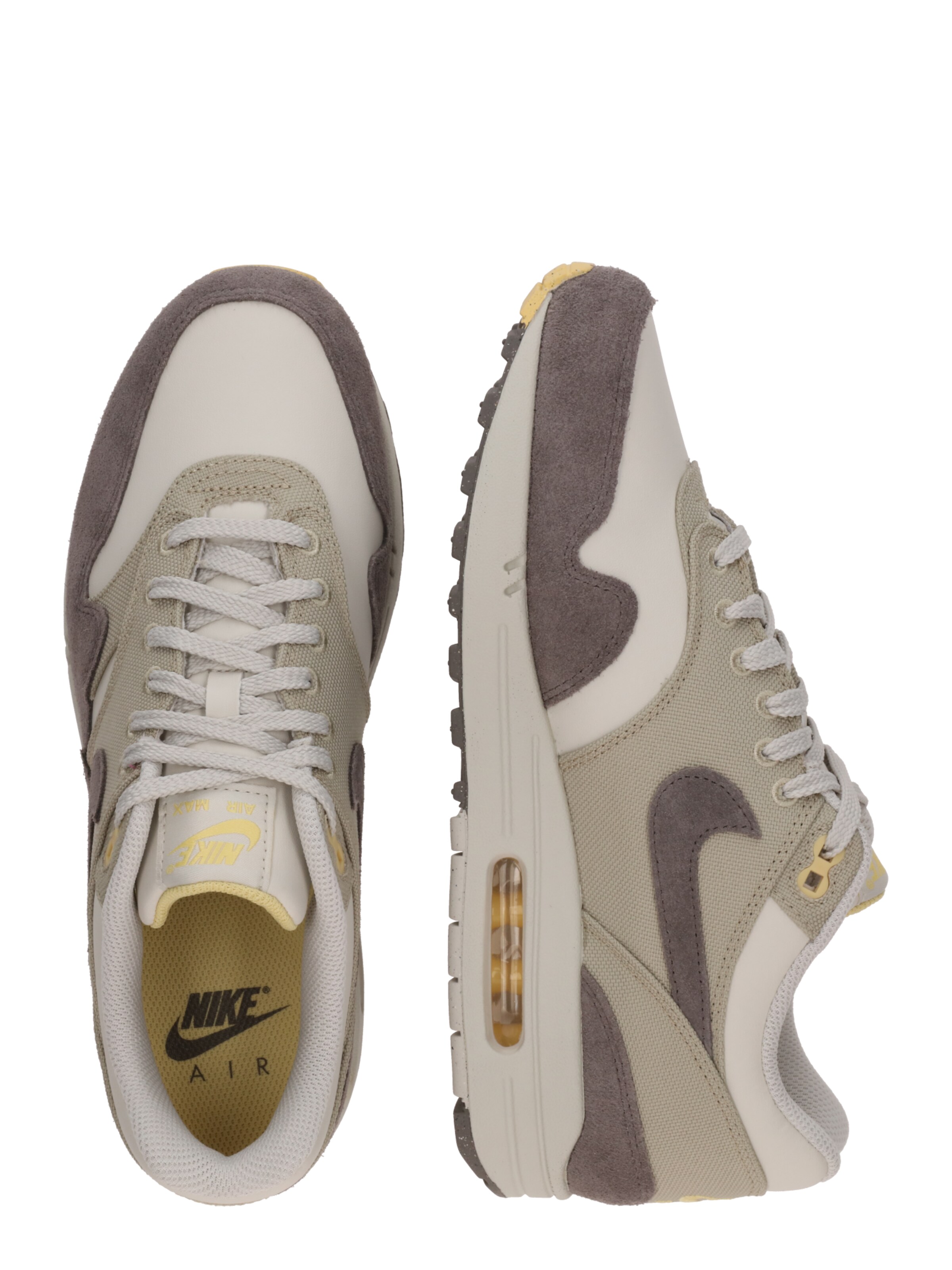 Nike Sportswear - Sapatilhas baixas 'AIR MAX 1 PREM' em bege