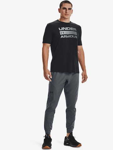 UNDER ARMOURTehnička sportska majica 'Team Issue' - crna boja