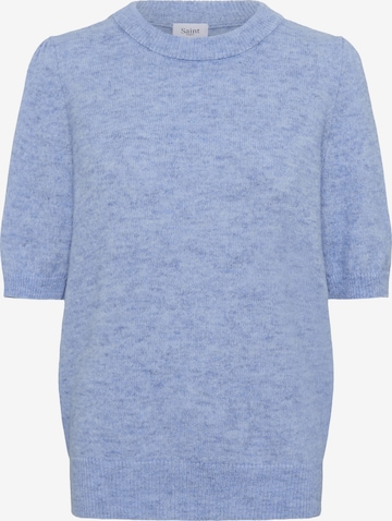 SAINT TROPEZ Pullover 'Zanett' in Blau: Vorderseite
