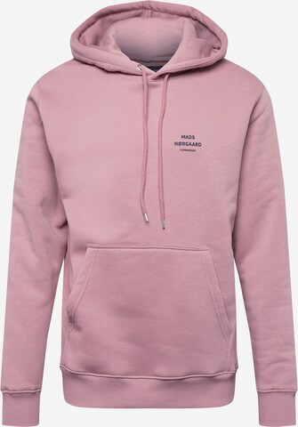 MADS NORGAARD COPENHAGEN Sweatshirt in Roze: voorkant