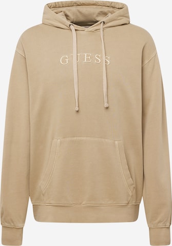 GUESS Sweatshirt in Beige: front