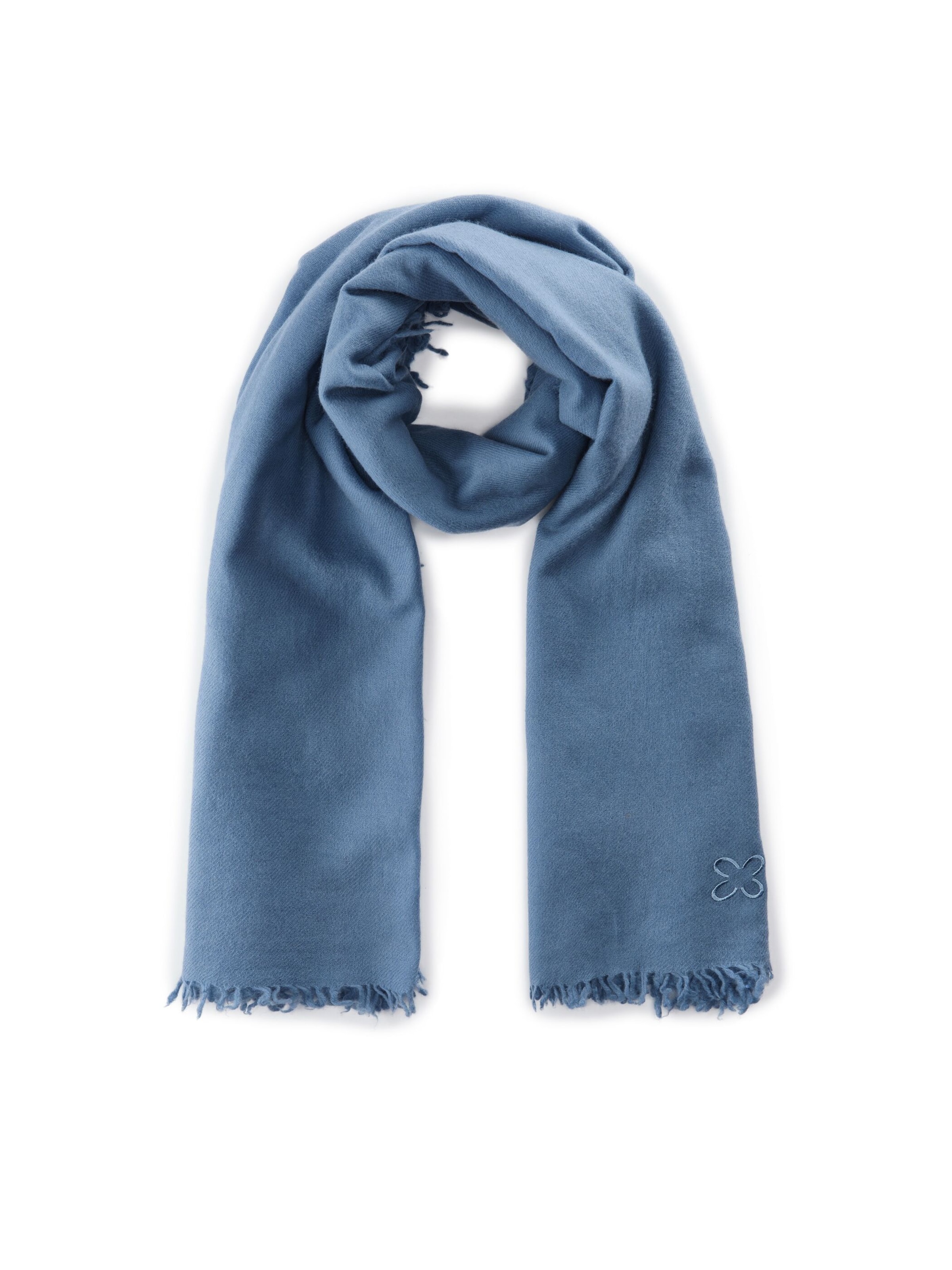 Écharpe CODELLO en bleu : devant