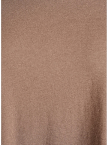 Zizzi Футболка 'Mkatja' в Коричневый