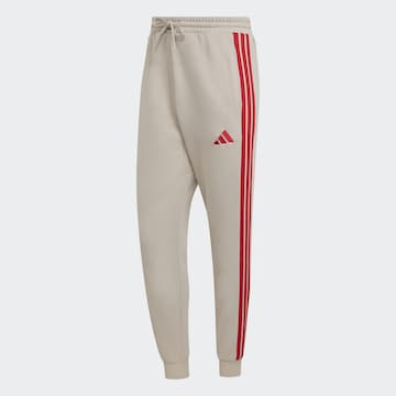 ADIDAS SPORTSWEAR Tapered Workout Pants in White