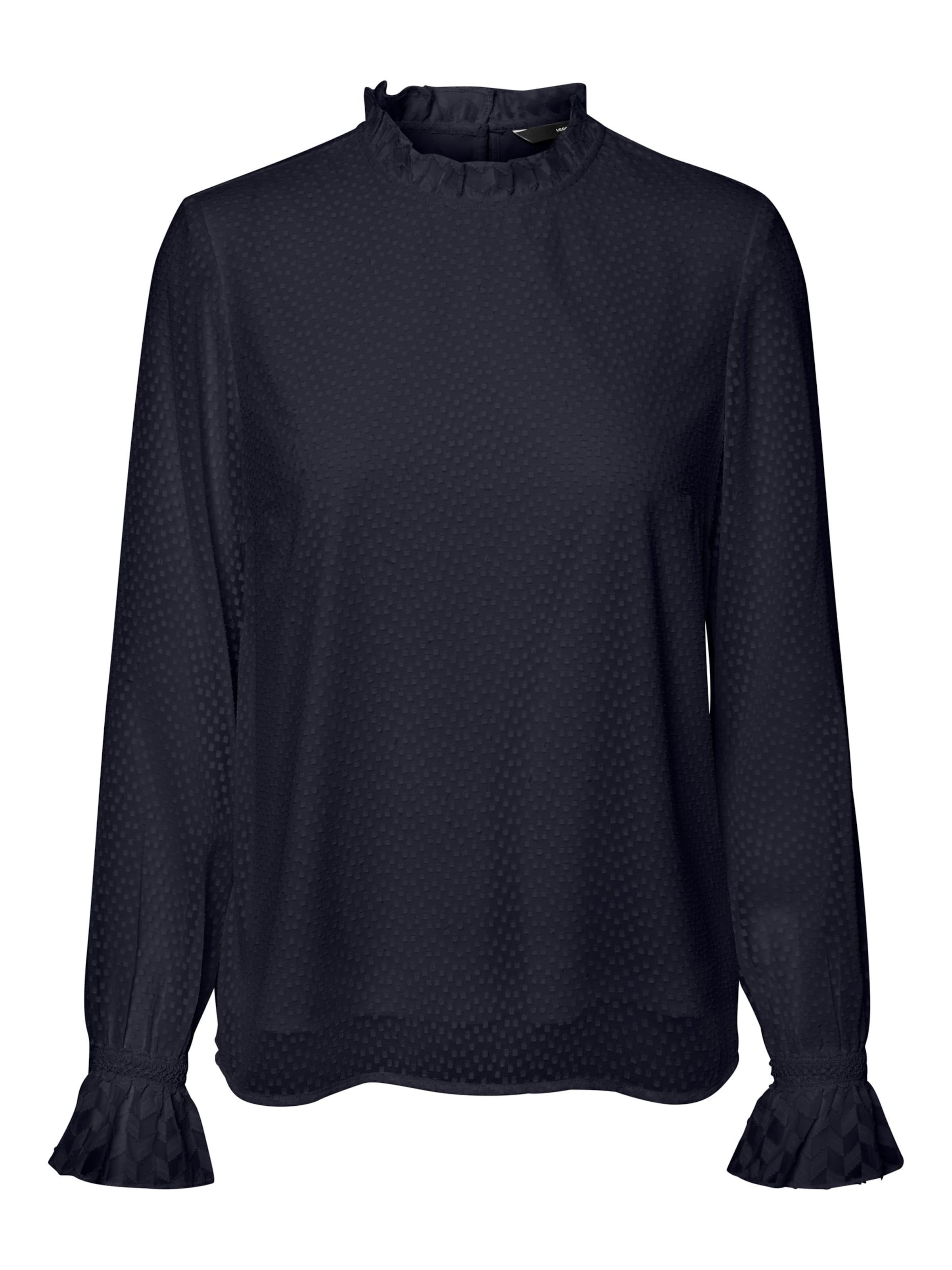 VERO MODA Camicia da donna Abigal in Blu Notte 