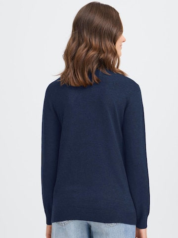 Oxmo Trui ' OXAIDA ROLLNECK ' in Blauw