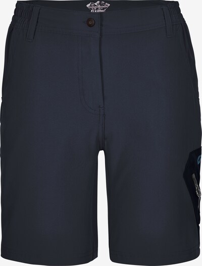 KILLTEC Pantalon outdoor en bleu / bleu marine / noir, Vue avec produit