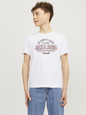 JACK & JONES MINI Футболка в Белый: спереди