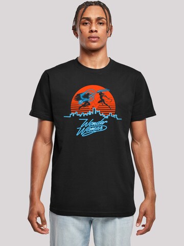 F4NT4STIC Shirt 'DC Comics Wonder Woman 84' in Black: front