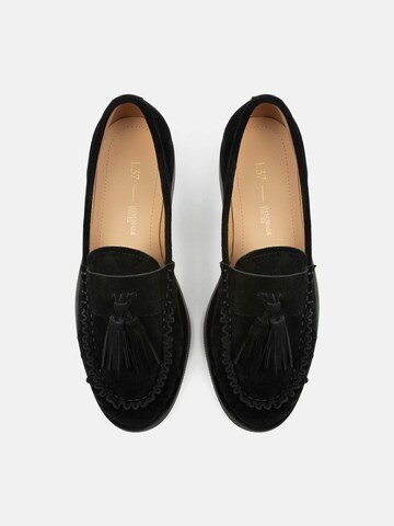 L37 HANDMADE SHOESSlip On cipele 'HOLD ME CLOSE' - crna boja