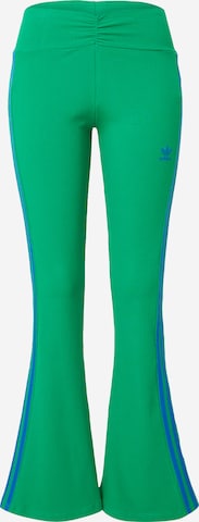 ADIDAS ORIGINALS Rozkloszowany krój Legginsy w kolorze zielony: przód