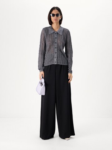 Vero Moda Tall Bő szár Nadrág 'VMLIVA' - fekete