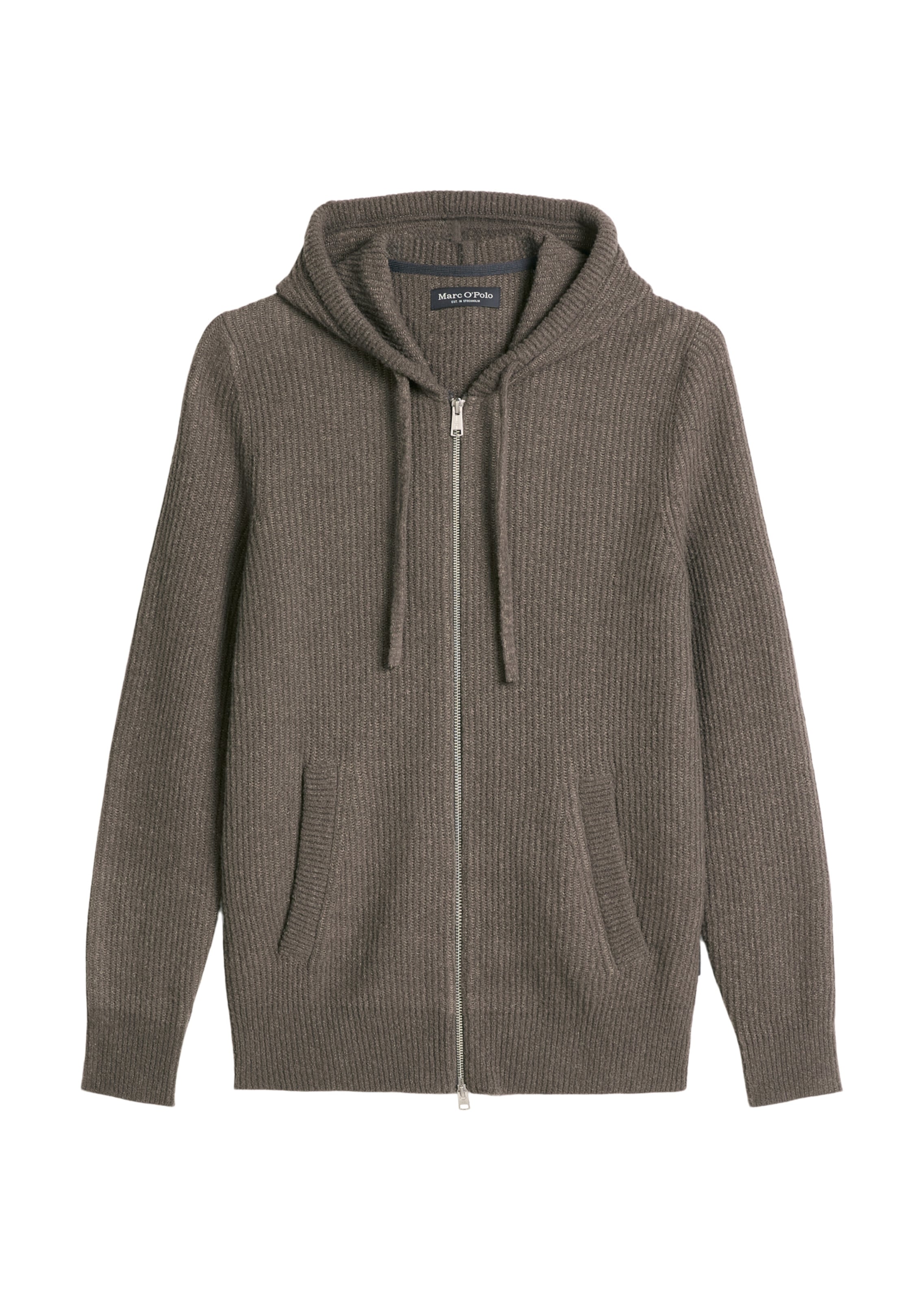 Marc O'Polo Strickjacke in Braun: Vorderseite