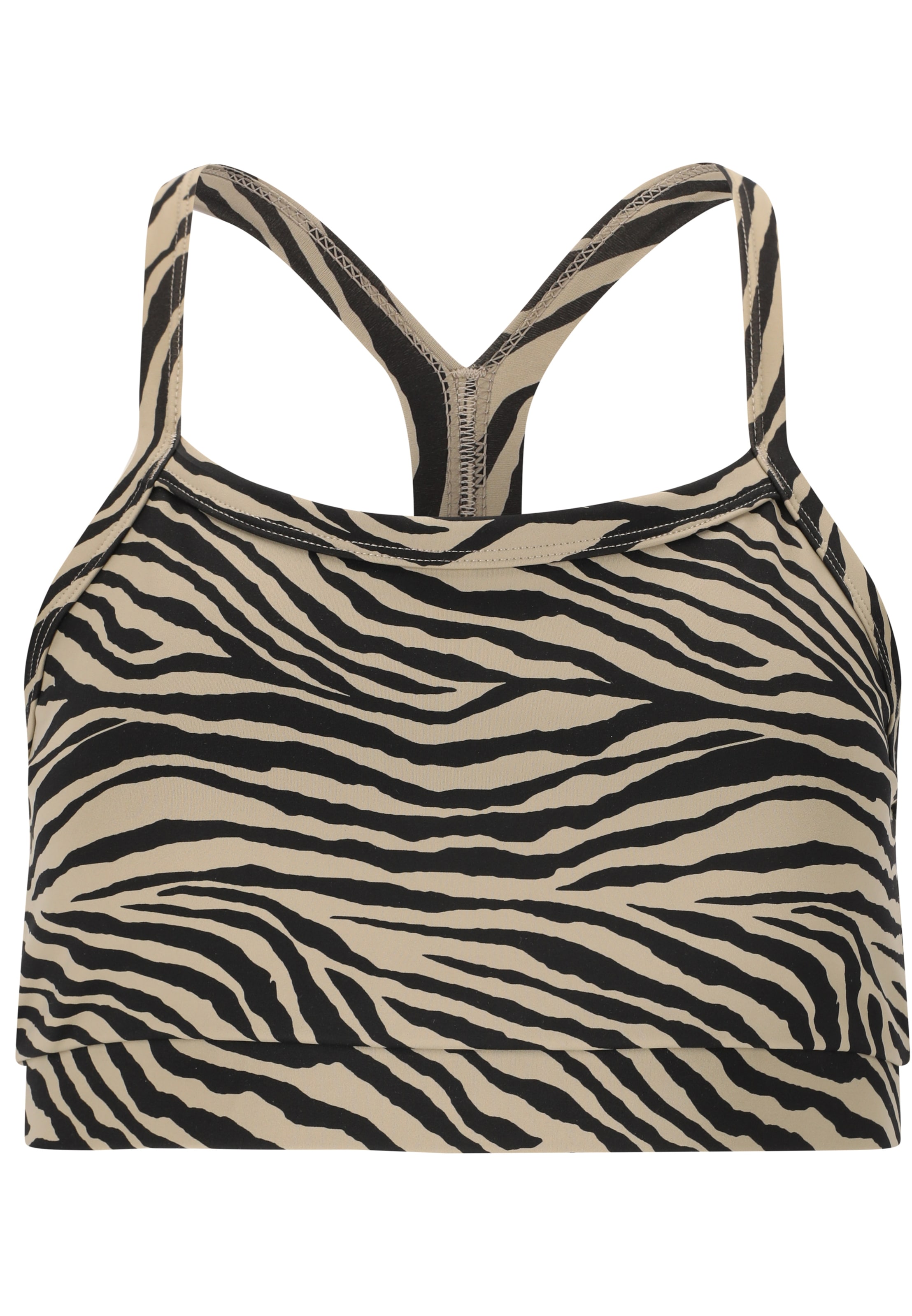 Athlecia Sport bh 'Larissa' in Bruin: voorkant