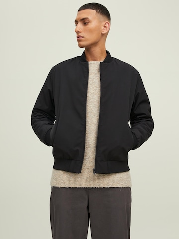 JACK & JONES Jacke 'CARLTON' in Schwarz: predná strana