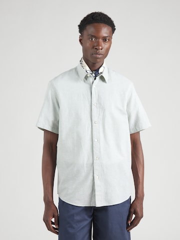 SELECTED HOMME Regular fit Srajca | zelena barva: sprednja stran
