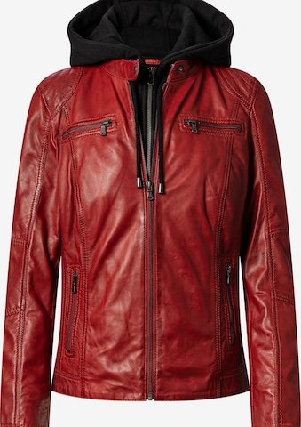 Veste mi-saison 'Lederjacke' CBL en rouge : devant