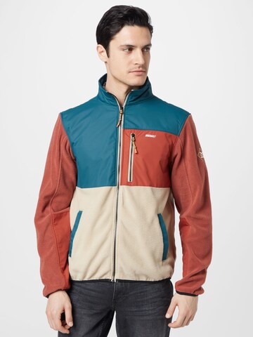 Iriedaily - Chaqueta polar en azul: frente