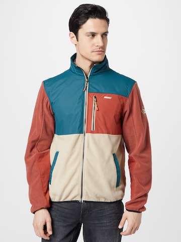 Iriedaily - Chaqueta polar en azul: frente