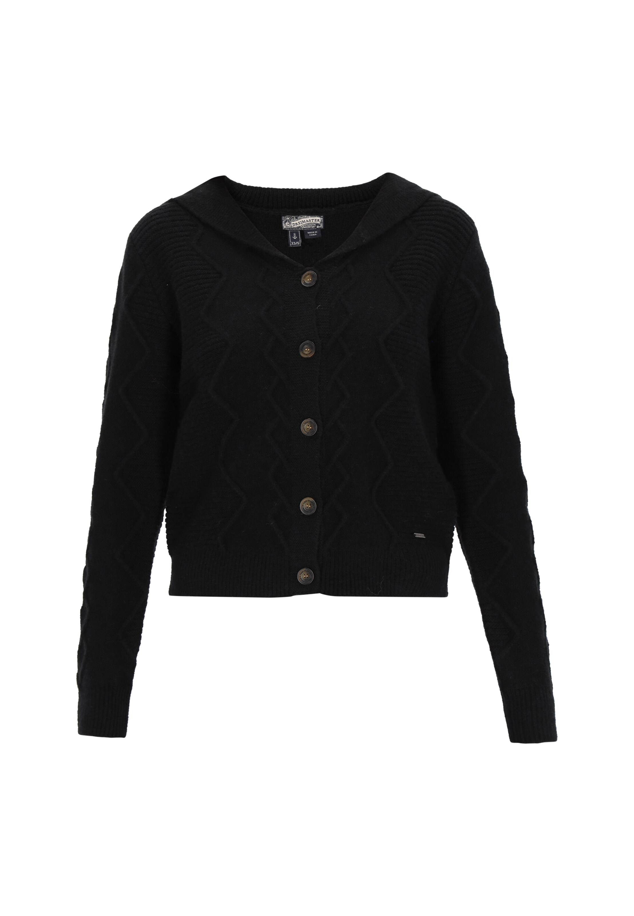 DreiMaster Vintage - Cárdigan en negro: frente