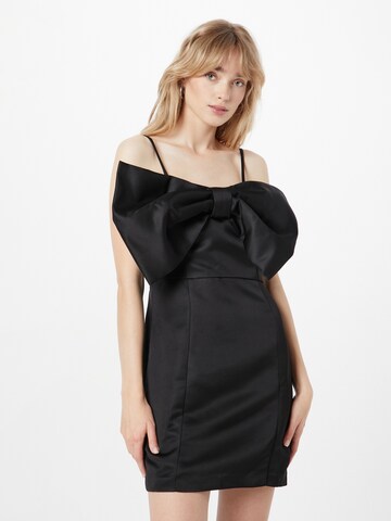 Warehouse - Vestido de gala en negro: frente