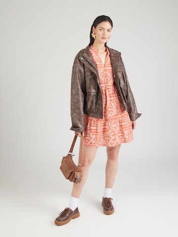 VILA Dress 'VIEtna' in Red
