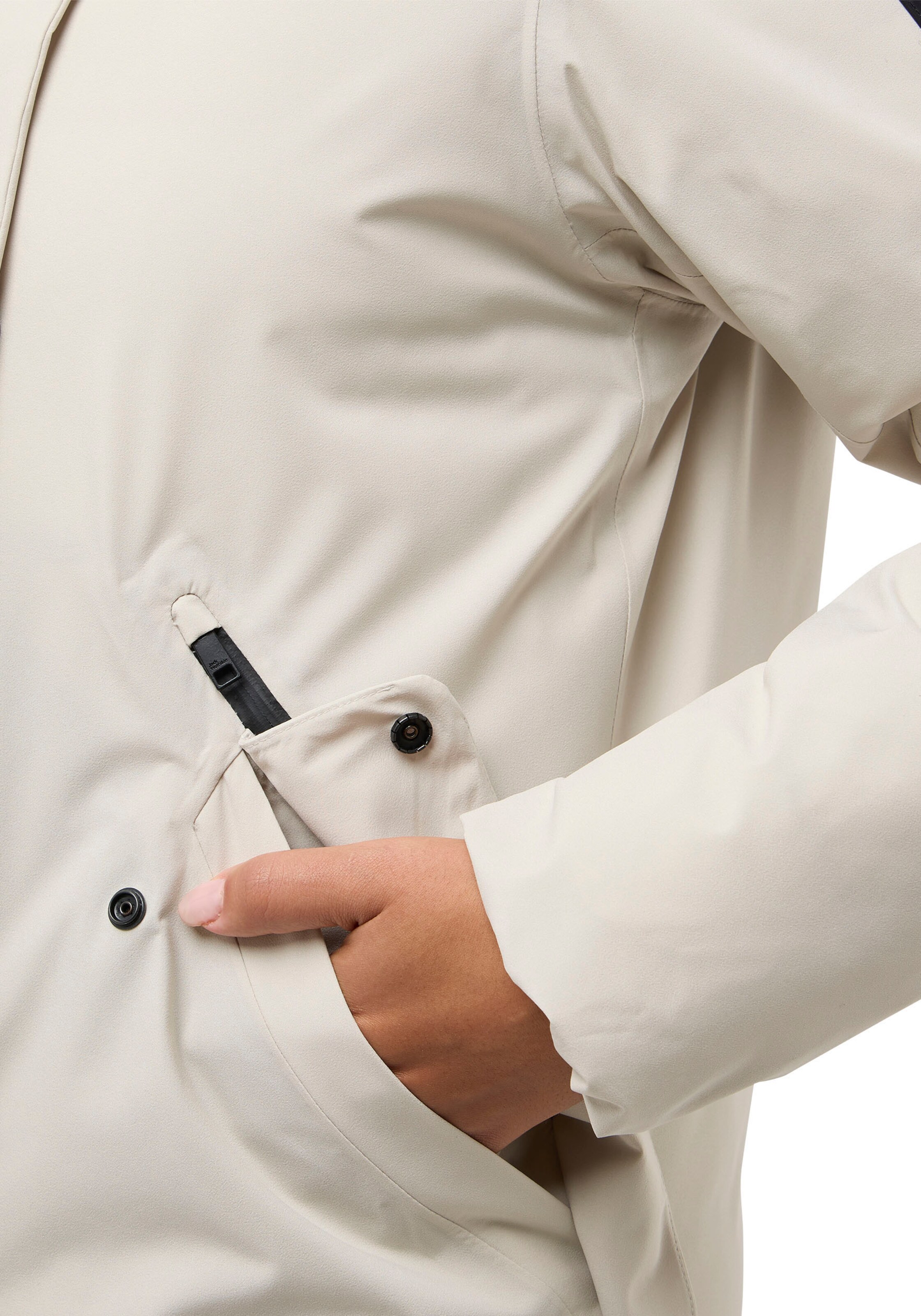 JACK WOLFSKIN Outdoor Coat in Grey