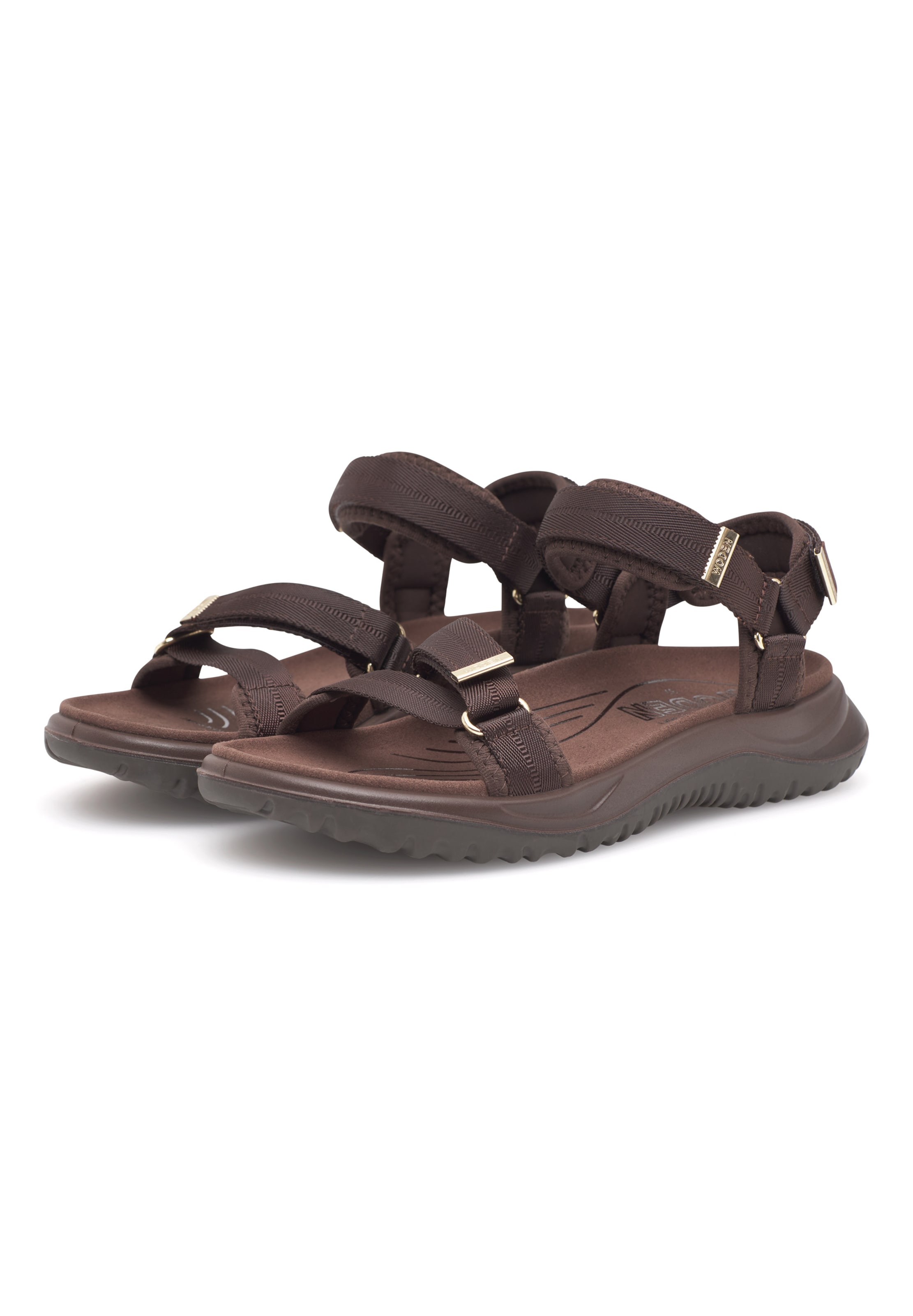 WODEN Sandaler 'Solvej' i brun: forside