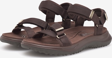 WODEN Sandaler 'Solvej' i brun: forside