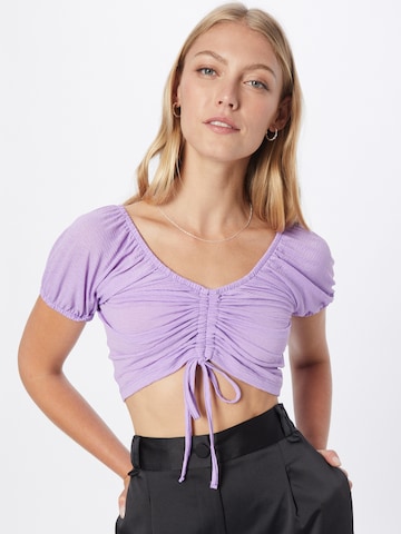 T-shirt Koton en violet : devant