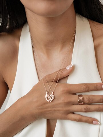 Hey Happiness Ketting 'Connected Family Heart' in Goud