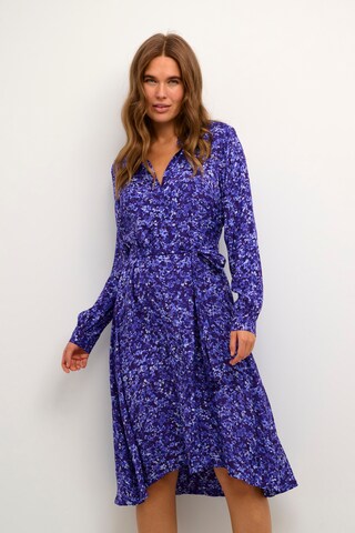 Kaffe - Vestidos camiseiros 'Bina' em roxo: frente