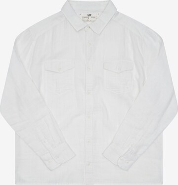 Coupe regular Chemise LDB en blanc : devant