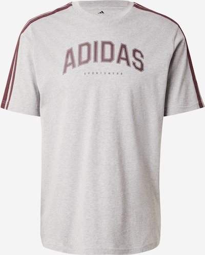 ADIDAS SPORTSWEAR Funktionsshirt 'COLLEG' in grau / bordeaux, Produktansicht
