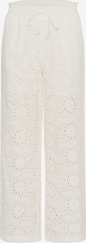 SAINT TROPEZ Wide Leg Hose 'KindraSZ' in Weiß: Vorderseite